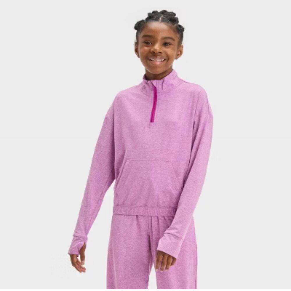 All in Motion Girls Purple Athletic Outfit - Size Medium